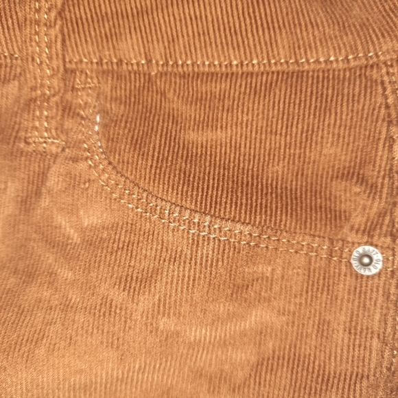 Womens Brown Burnt Umber Cordoroy Old Navy Rockstar Super Skinny Mid-Rise Sz 8 - Picture 6 of 11